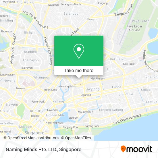 Gaming Minds Pte. LTD. map