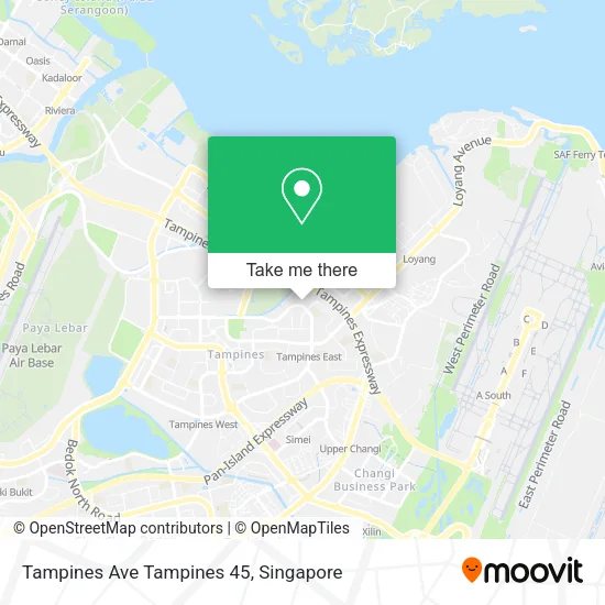 Tampines Ave Tampines 45 map