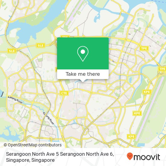 Serangoon North Ave 5 Serangoon North Ave 6, Singapore地图