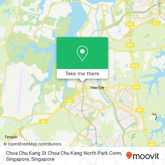 Choa Chu Kang St Choa Chu Kang North Park Conn, Singapore地图