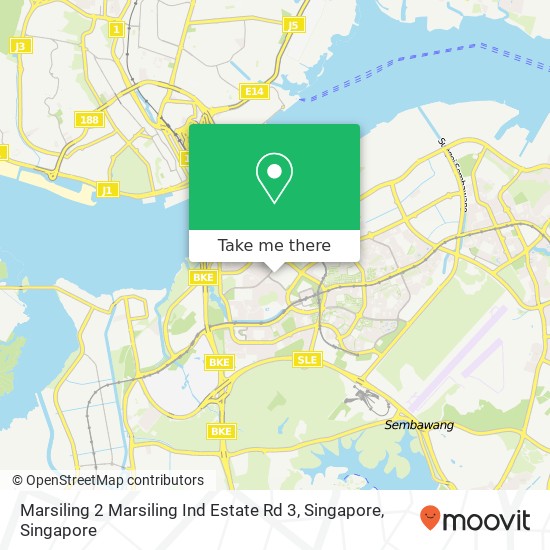 Marsiling 2 Marsiling Ind Estate Rd 3, Singapore地图