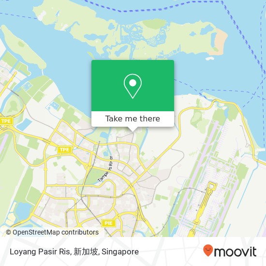 Loyang Pasir Ris, 新加坡地图