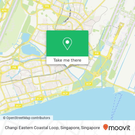 Changi Eastern Coastal Loop, Singapore地图