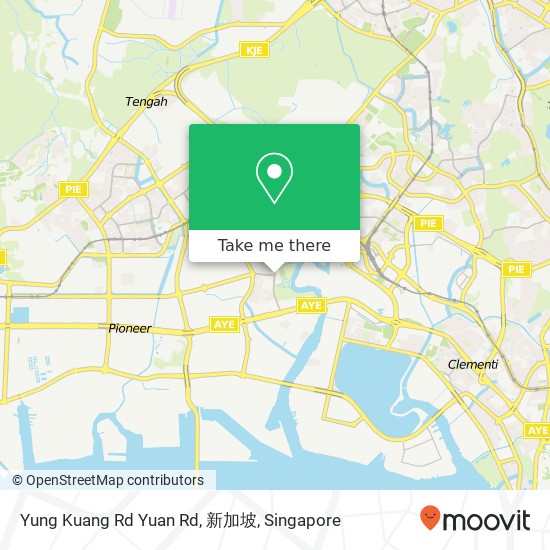 Yung Kuang Rd Yuan Rd, 新加坡地图