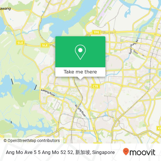 Ang Mo Ave 5 5 Ang Mo 52 52, 新加坡地图