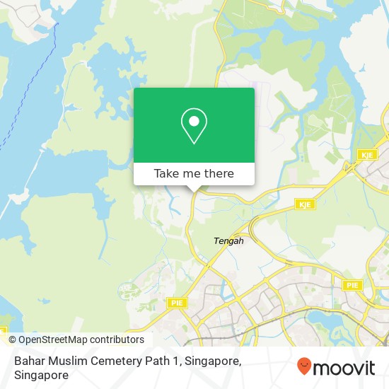 Bahar Muslim Cemetery Path 1, Singapore map