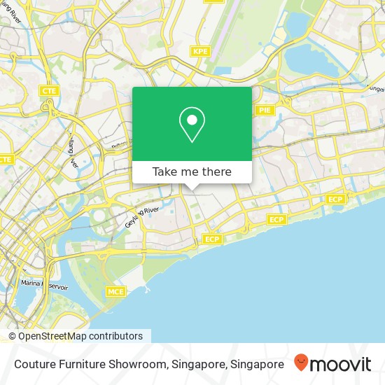 Couture Furniture Showroom, Singapore map
