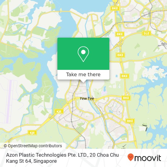 Azon Plastic Technologies Pte. LTD., 20 Choa Chu Kang St 64 map