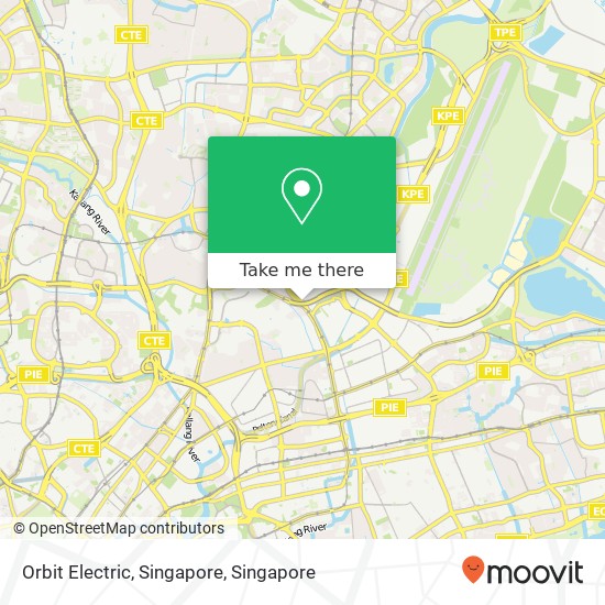 Orbit Electric, Singapore map