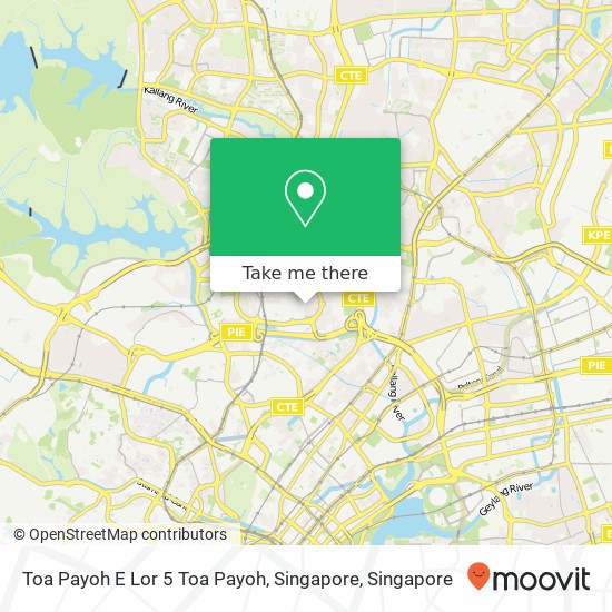 Toa Payoh E Lor 5 Toa Payoh, Singapore map