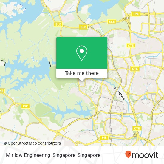 Mirllow Engineering, Singapore map