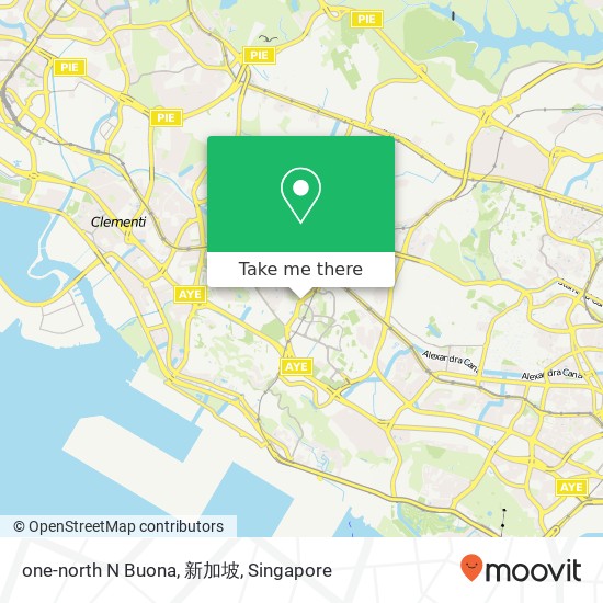 one-north N Buona, 新加坡 map
