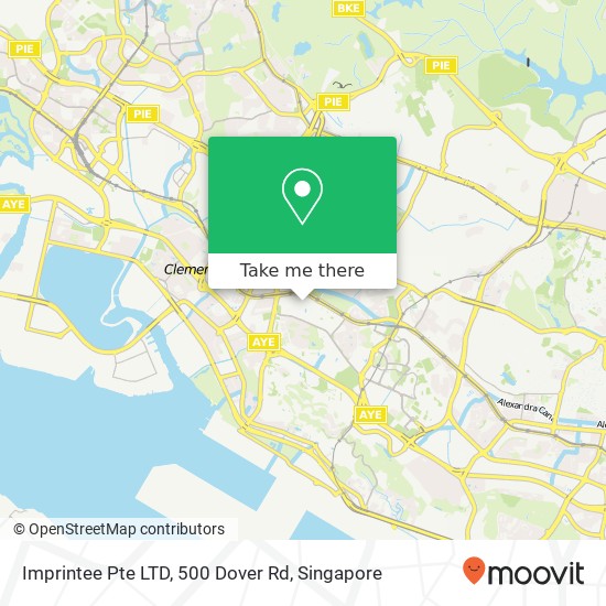 Imprintee Pte LTD, 500 Dover Rd地图