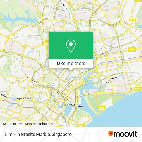 Lim Hin Granite Marble map