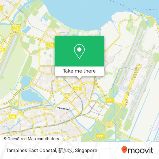 Tampines East Coastal, 新加坡 map