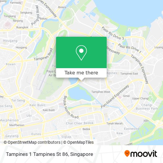 Tampines 1 Tampines St 86地图