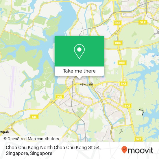 Choa Chu Kang North Choa Chu Kang St 54, Singapore地图