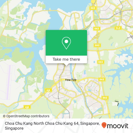 Choa Chu Kang North Choa Chu Kang 64, Singapore map