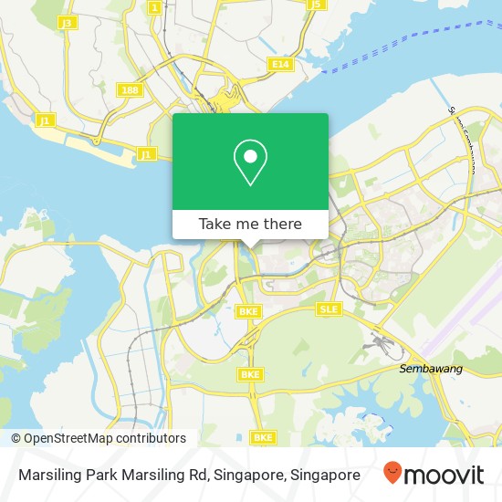 Marsiling Park Marsiling Rd, Singapore地图
