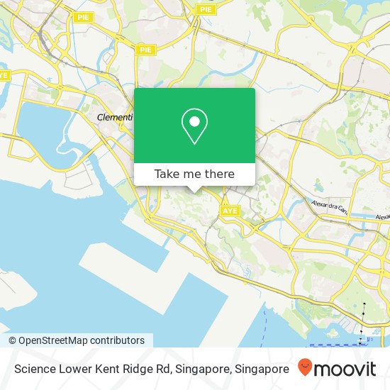 Science Lower Kent Ridge Rd, Singapore map