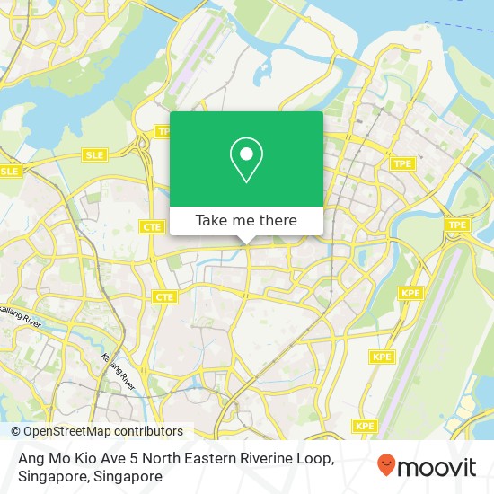 Ang Mo Kio Ave 5 North Eastern Riverine Loop, Singapore地图