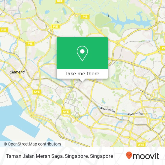 Taman Jalan Merah Saga, Singapore map