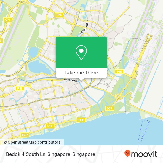 Bedok 4 South Ln, Singapore地图