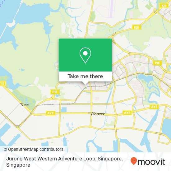 Jurong West Western Adventure Loop, Singapore地图