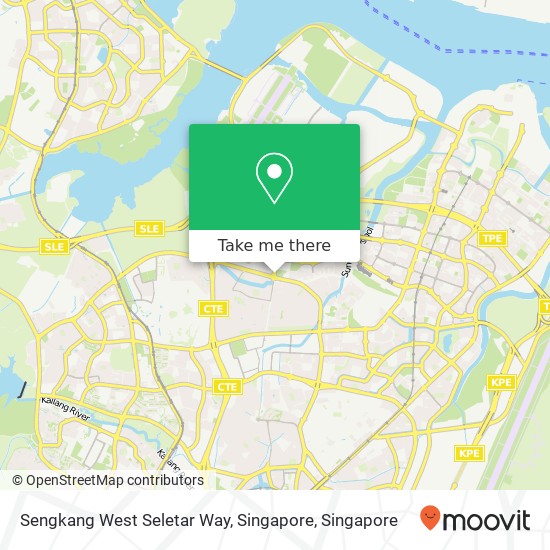 Sengkang West Seletar Way, Singapore map