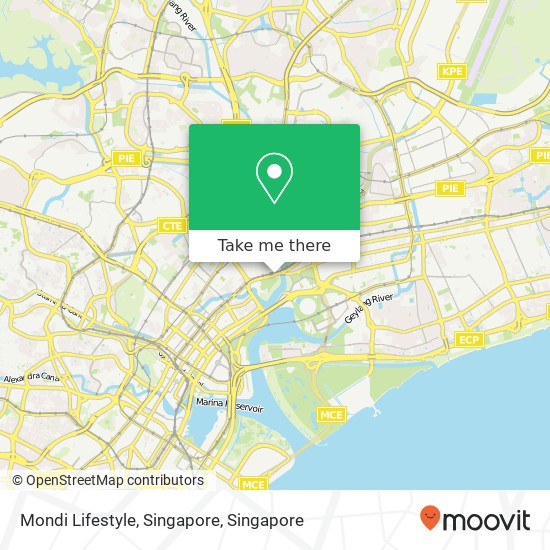 Mondi Lifestyle, Singapore map