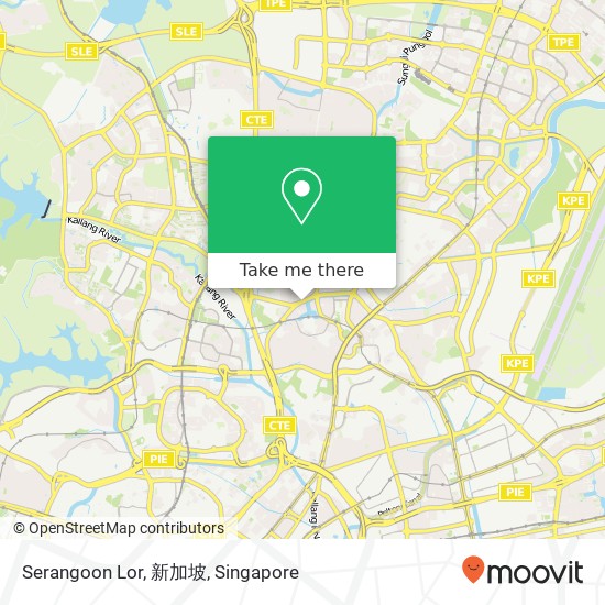 Serangoon Lor, 新加坡地图