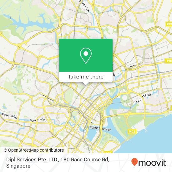 Dipl Services Pte. LTD., 180 Race Course Rd map