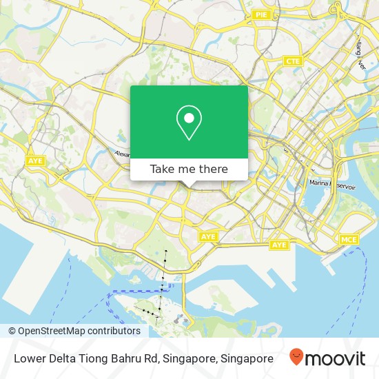 Lower Delta Tiong Bahru Rd, Singapore地图