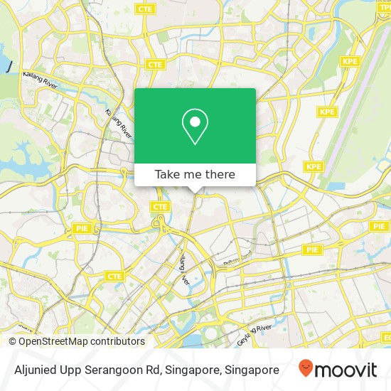 Aljunied Upp Serangoon Rd, Singapore map