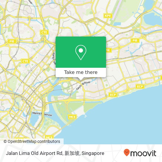 Jalan Lima Old Airport Rd, 新加坡地图