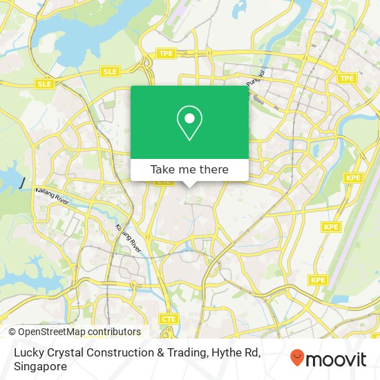 Lucky Crystal Construction & Trading, Hythe Rd map