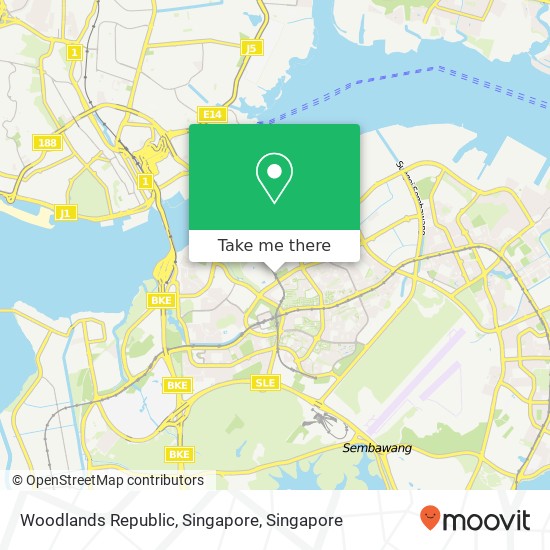 Woodlands Republic, Singapore map