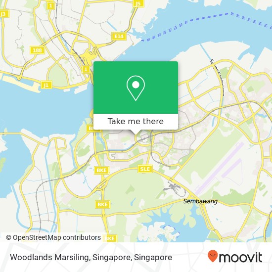 Woodlands Marsiling, Singapore map