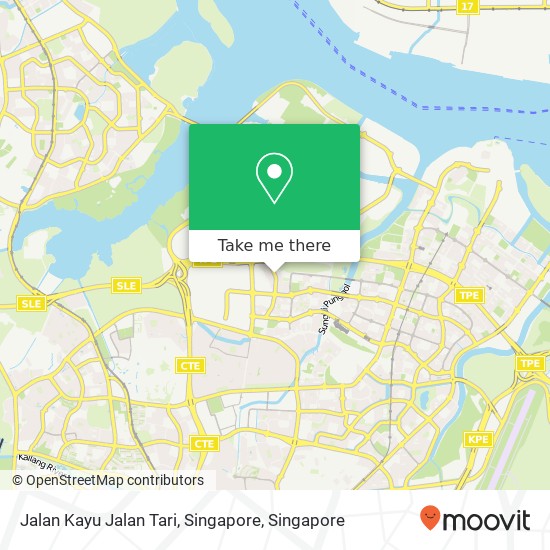 Jalan Kayu Jalan Tari, Singapore地图