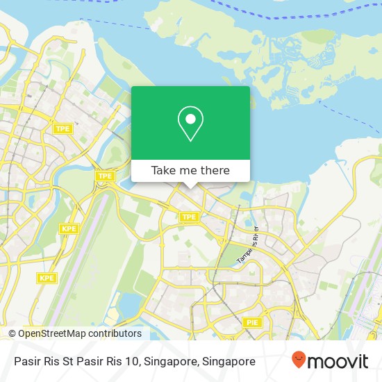 Pasir Ris St Pasir Ris 10, Singapore map