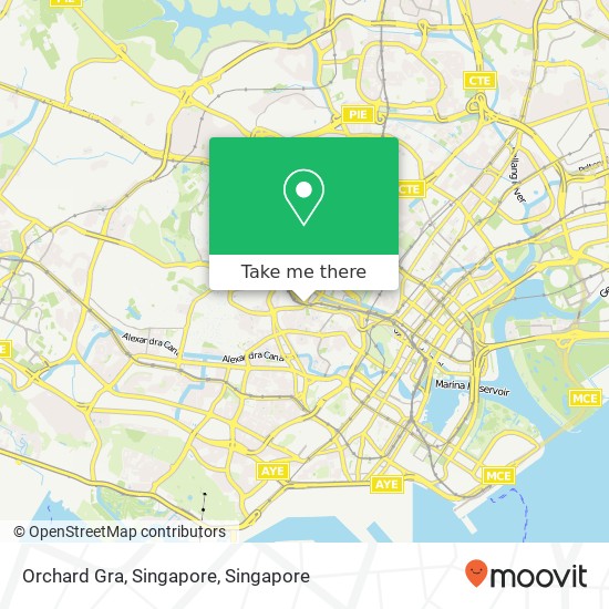 Orchard Gra, Singapore地图