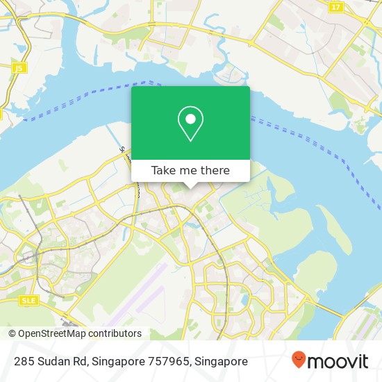 285 Sudan Rd, Singapore 757965地图