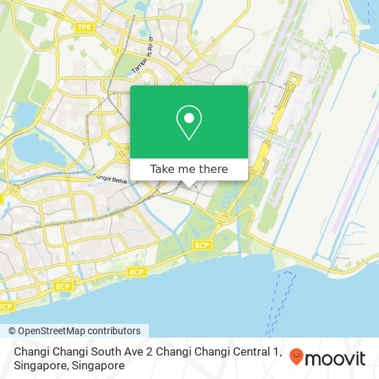 Changi Changi South Ave 2 Changi Changi Central 1, Singapore map