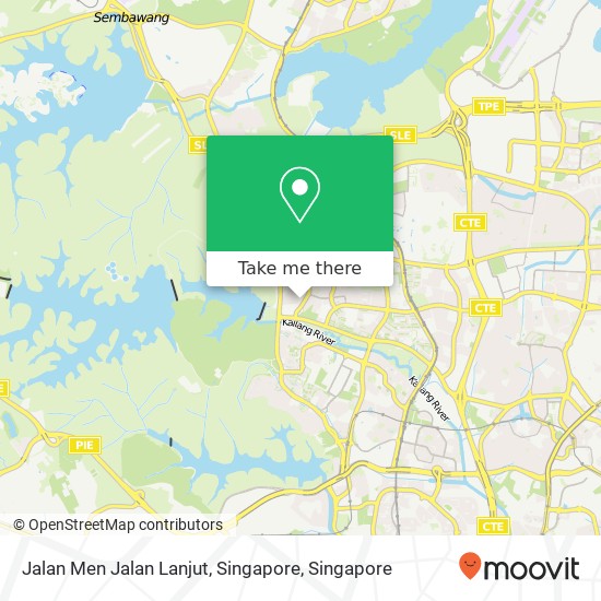 Jalan Men Jalan Lanjut, Singapore map