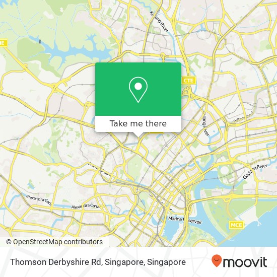 Thomson Derbyshire Rd, Singapore map