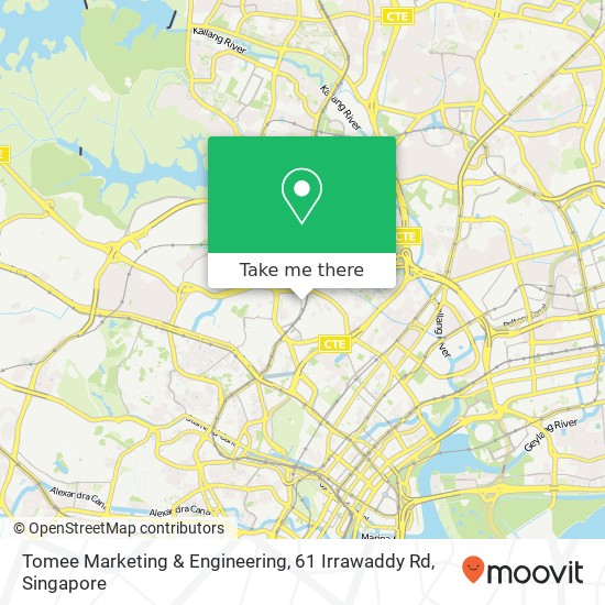 Tomee Marketing & Engineering, 61 Irrawaddy Rd map