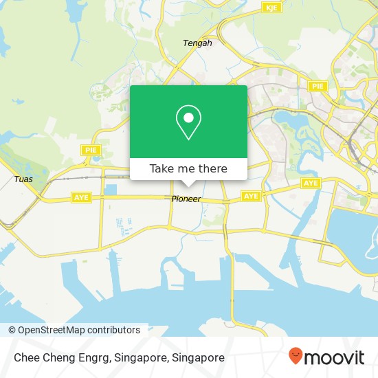 Chee Cheng Engrg, Singapore map