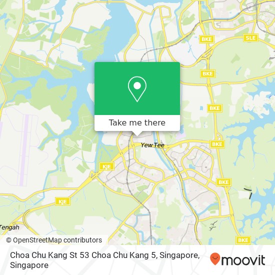 Choa Chu Kang St 53 Choa Chu Kang 5, Singapore map