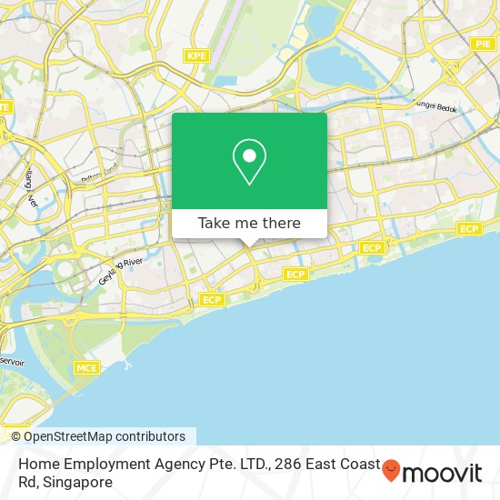 Home Employment Agency Pte. LTD., 286 East Coast Rd map