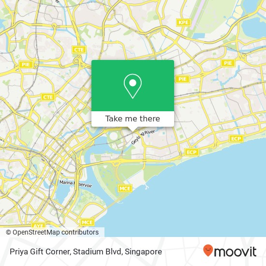 Priya Gift Corner, Stadium Blvd map